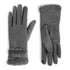 Belted Sherpa Cuff Touchscreen Gloves - Grey